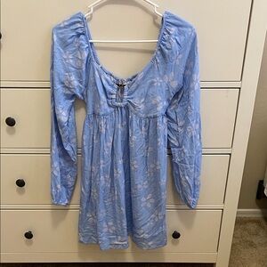 American Eagle Outfitters Blue Floral Dress